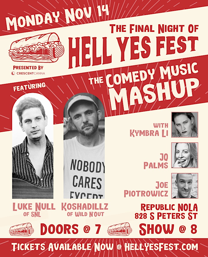Hell Yes Fest: Comedy Festival Closing Night image