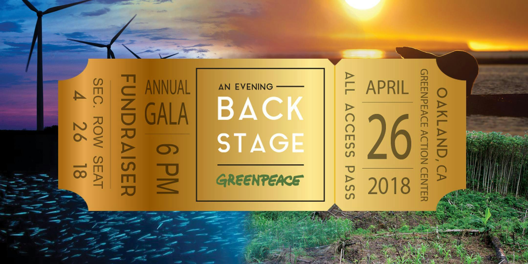 Greenpeace Backstage Gala 2018
