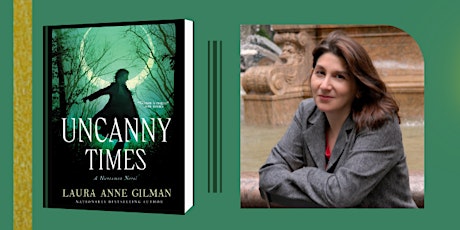 Uncanny Times by Laura Anne Gilman in person author at Cups Espresso! primary image