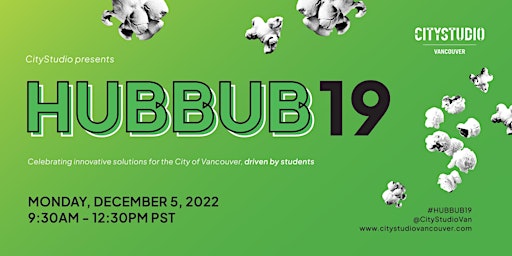 HUBBUB 19: Innovative Solutions for the City of Vancouver