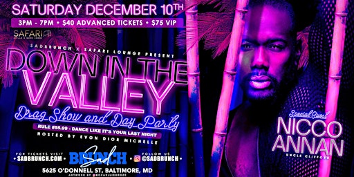 Down in the Valley Drag Show & Day Party w/ Nicco Annan!