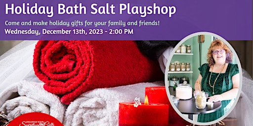 Imagen principal de Holiday Bath Salt Playshop