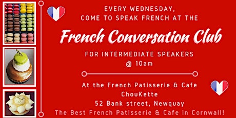 French Conversation Club Newquay (Intermediate) primary image