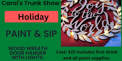 Holiday Paint & Sip