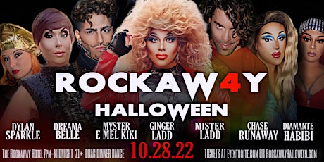 Ginger Ladd's 4th Annual ROCKAWAY HALLOWEEN 21+ Drag Dinner Dance Party primary image