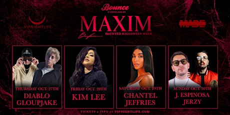 Bounce Chicago | Maxim Halloween Party Sunday