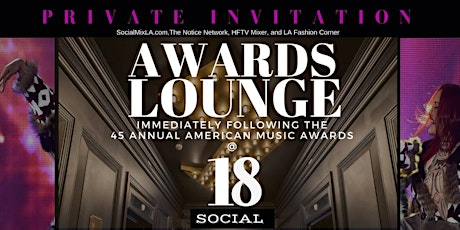 2017 Awards Lounge following the AMA's primary image