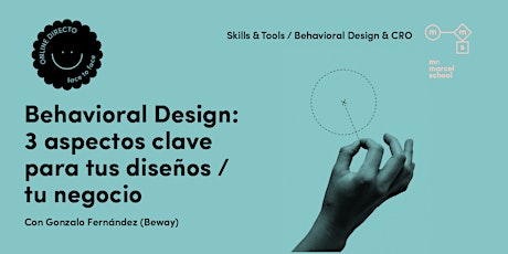 Masterclass Behavioral Design con Gonzalo Fernández (Beway)