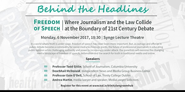 Freedom of Speech: where journalism and the law collide at the boundary of...