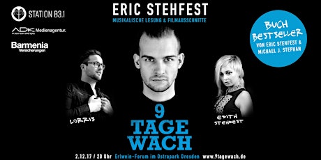 Hauptbild für Eric Stehfest - 9 Tage wach - Musikalische Lesung und Filmausschnitte