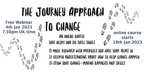 Free Webinar - The Journey Approach To Change primary image