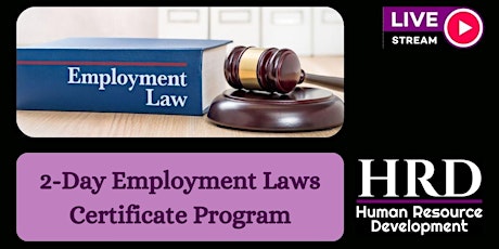 2-Day Employment Laws Certificate Program