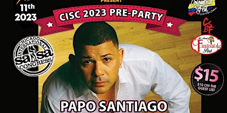 Live Band Salsa Saturday: CISC 2023 Pre-Party w/Papo Santiago