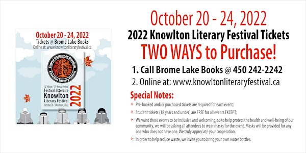 The 12th Knowlton Literary Festival