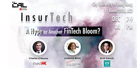 DBSxCAL Talk- InsurTech : A Hype or Another Fintech Bloom? primary image