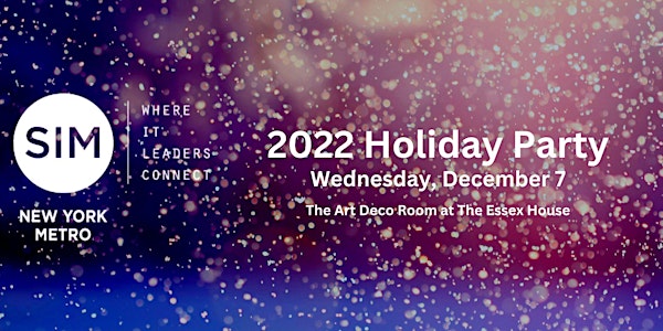 SIM NY Metro 2022 Holiday Party