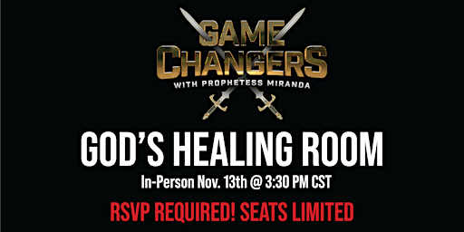 God's Healing Room Service (IN PERSON- FREE - SUNDAY 3pm) primary image