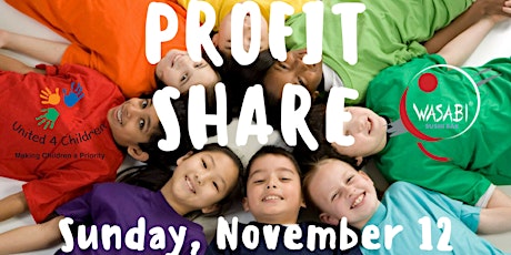 Wasabi Profit Share w/ United 4 Children primary image