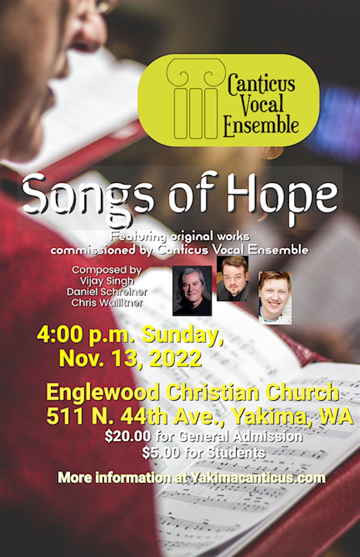"Songs of Hope" World Premiere image