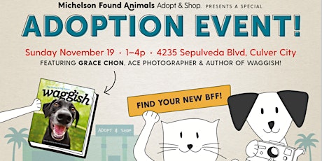 Adopt & Shop Adoption Event with Grace Chon