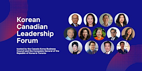Imagem principal do evento Korean Canadian Leadership Forum