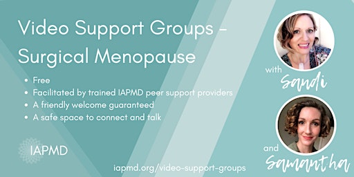 IAPMD Peer Support For Previous PMD Patients now in Surgical Menopause