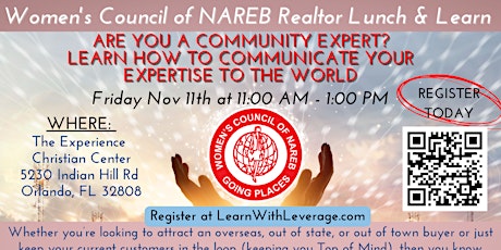 Realtor® Event: How to Effectively Communicate Your Community Expertise