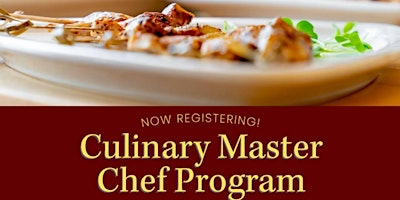 MASTER CHEF COOKING PROGRAM–Sun  9/15-12/8-10am-1pm-12 Wks-PMTS/ TEENS OK! primary image
