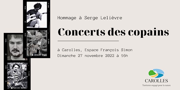 Hommage à Serge Lelièvre - CONCERTS DES COPAINS - Dimanche 27/11