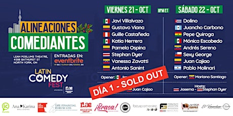 Latin Comedy Fest 2022 | Día 1 primary image