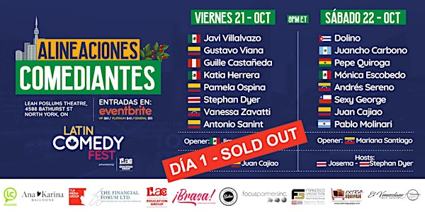 Latin Comedy Fest 2022 | Día 1