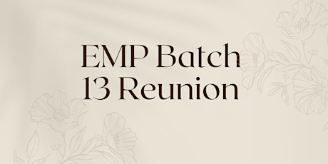 TEST EMP Batch 2018 Reunion