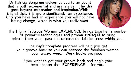 Highly Fabulous Women 2018 - THE EXPERIENCE primary image