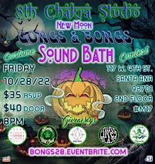 New Moon Halloween Gongs & Bongs Sound Bath primary image