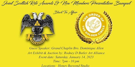 Joint Scottish Rite Awards & New Members Presentation Banquet