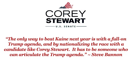 MAGA - Evening Fundraiser in Support of Corey Stewart for U.S. Senate primary image