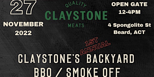 Claystone Meats Backyard BBQ and Smoking Cook off