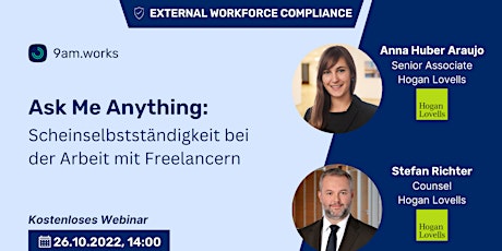 Hauptbild für Ask Me Anything: Scheinselbstständigkeit bei der Arbeit mit Freelancern