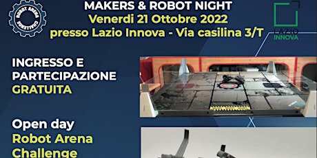 Immagine principale di Robot Arena Challenge - Presso Lazio Innova 