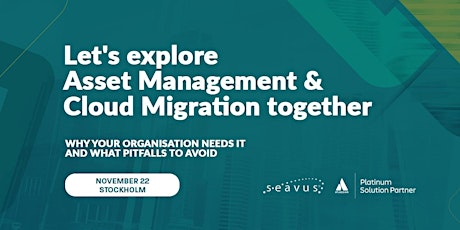 Let's explore Asset Management & Cloud Migration together  primärbild