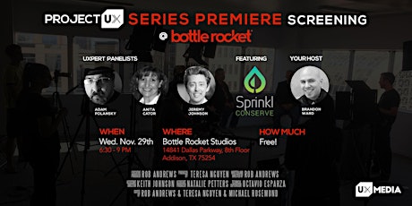 ProjectUX Series Premiere @ Bottle Rocket - The UX Show for Startups