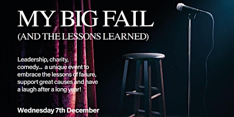 Image principale de My BIG Fail & the lessons learned - celebrating failure, fun & fundraising