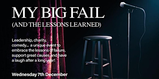 My BIG Fail & the lessons learned - celebrating failure, fun & fundraising