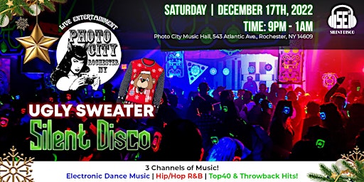 Ugly Sweater Silent Disco at Photo City Music Hall