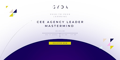 Agency Leader Mastermind Session - Warsaw
