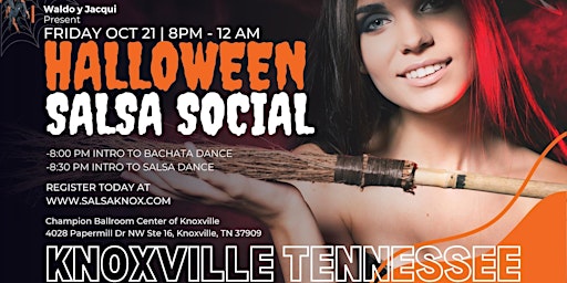The Halloween Salsa Social | Knoxville, Tennessee | Waldo y Jacqui