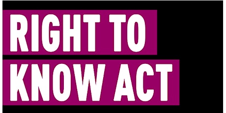 All Out for Right to Know Act primary image