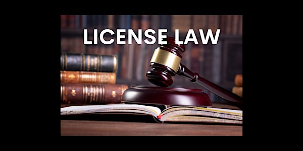 FREE 3 HRS License Law (Virtual CE Class) OCT. 20TH 10AM-1PM Register Now!