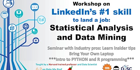 Workshop on the most valuable skill to land a job: Data Analytics primary image