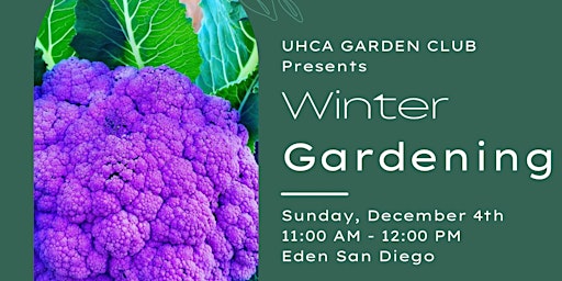 University Heights Garden Club - Winter Gardening